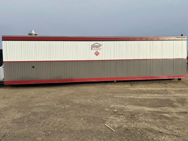 Heated and Air Conditioned 12x40 Skidded Lavatory for Rent in Western Canada