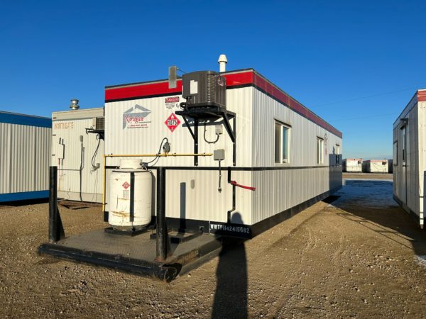 Used 11x40 Wide Open Skid Office Trailer for Rent