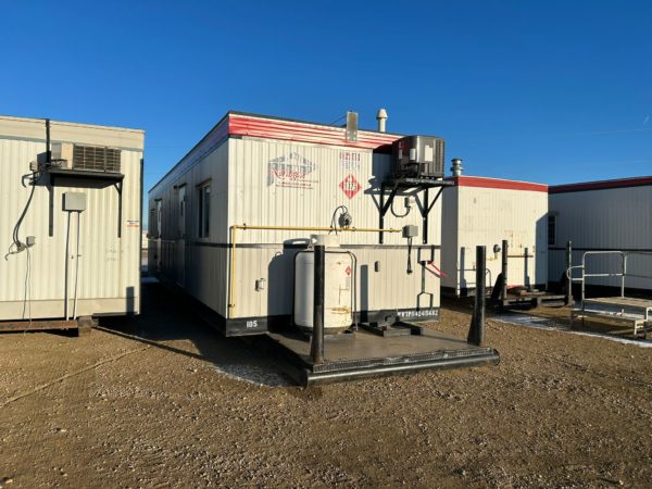 Used 11x40 Wide Open Skid Office Trailer for Rent