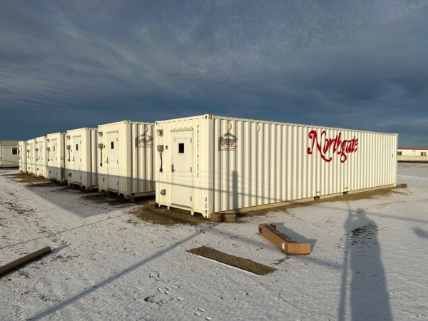 8x40 Sea Container w/ Lockers For Rent