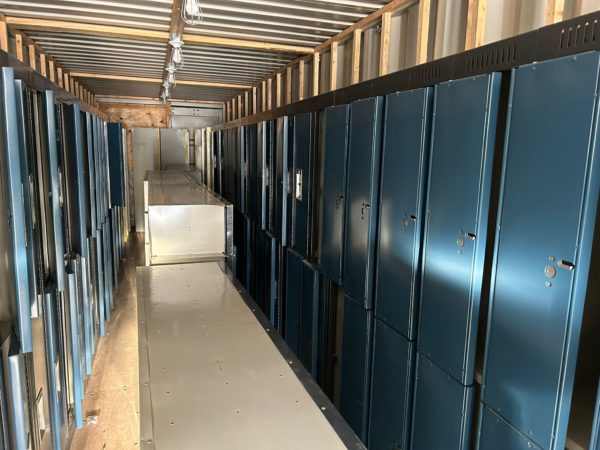8x40 Sea Container w/ Lockers For Rent