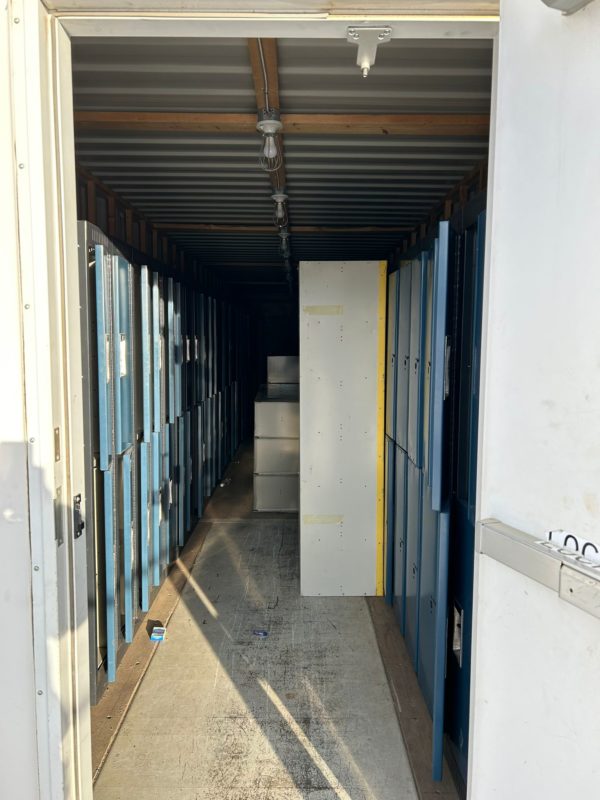 8x40 Sea Container w/ Lockers For Rent