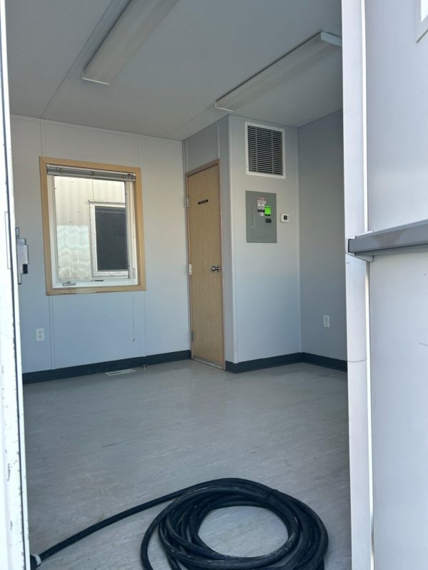 Heated and Air Conditioned 12x60 Skidded Office Trailer for Rent