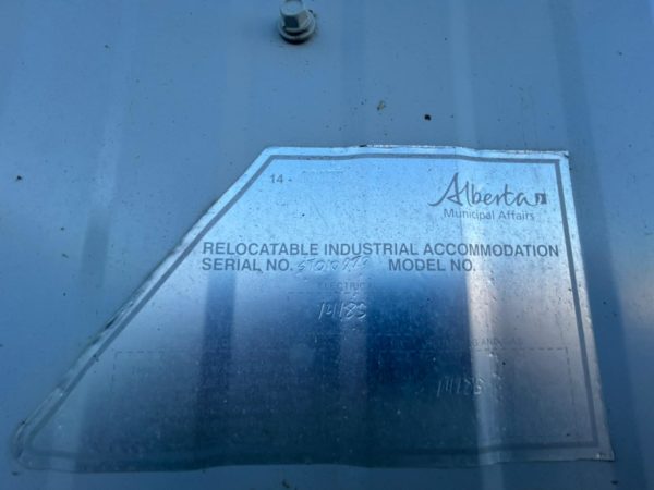 Heated and Air Conditioned 10x24 Skidded Office Trailer for Rent