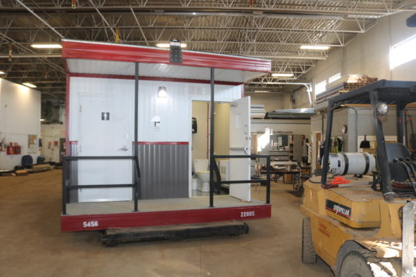12 x 14 Heated Skid Lavatory for Rent